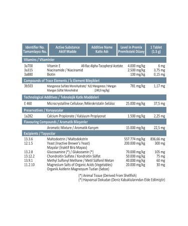 DODONUT Happyhips Joint and Muscle Health for Cats and Dogs Glucosamine Dietary Supplement 60 Tablets - Buy Online on GoSupps.com