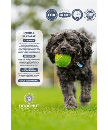 DODONUT Happyhips Joint and Muscle Health for Cats and Dogs Glucosamine Dietary Supplement 60 Tablets - Buy Online on GoSupps.com