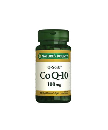 Natures Bounty Natures Bounty Coenzyme Q-10 100 mg Food Supplement 60 Gelatin Capsules-MFREYON00872