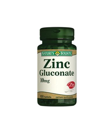 Natures Bounty Natures Bounty Zinc Gluconate 10 mg 100 Tablets-MFREYON00877