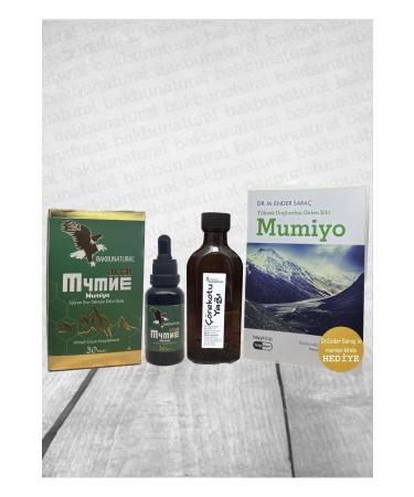 bakbunatural Mumia Extract Supplementary Food with Mumiyo 30 ml and Black Cumin Oil 100ml