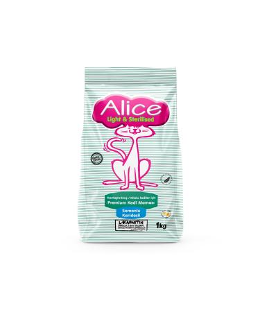 Alice Light & Sterilized Salmon Shrimp - For Sterilized / Overweight Cats 3 X 1 Kg - Buy Online on GoSupps.com