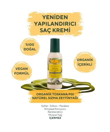 idea Toscana Organic Olive Oil Restructuring Conditioner - 50 ml
