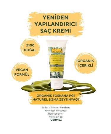 idea Toscana Organic Olive Oil Restructuring Conditioner - 100 ml