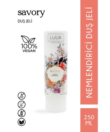 LUUR COSMETICS & MORE Savory Shower Gel Moisturizing Nourishing 250 ML