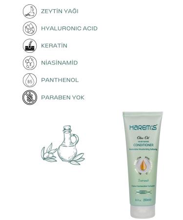 HAREM'S Harems H&A Olive Oil Hair Mask V Cream 250 ml - Buy Online on GoSupps.com