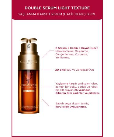 Clarins Double Serum Light Texture 50 ml Anti-Aging Serum
