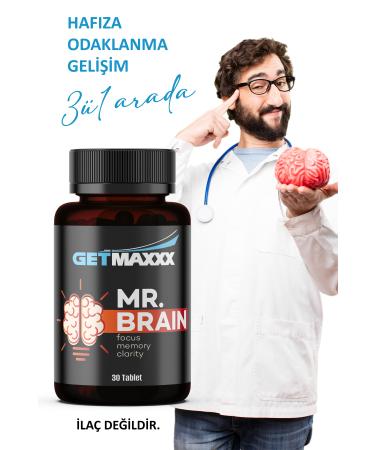 Getmaxxx Intelligence Enhancer and Focus Supporting Food Supplement 30 Tablets