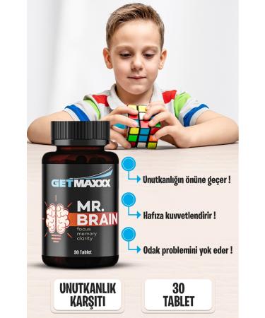 Getmaxxx Intelligence Enhancer and Focus Supporting Food Supplement 30 Tablets - Buy Online on GoSupps.com