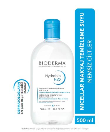 Bioderma B ODERMA Hydrabio H2O Moisturizing effective facial and make-up remover micellar water for dehydrated skin