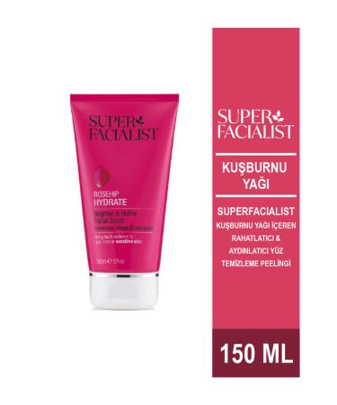Super Facialist Rosehip Oil Soothing/Brightening Facial Cleansing Peeling 150ml