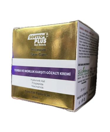 Softto Plus Anti-Puffiness and Dark Circle Under Eye Cream 20 ML