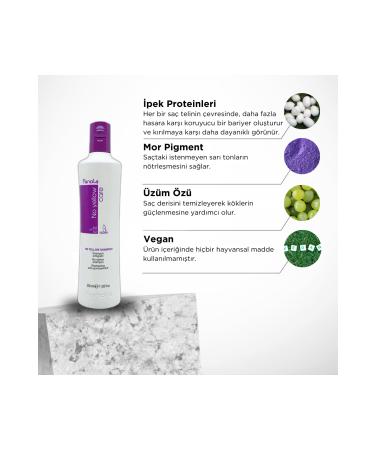 Fanola No Yellow Purple Shampoo Shampoo 1000ml (VEGAN) - Buy Online on GoSupps.com