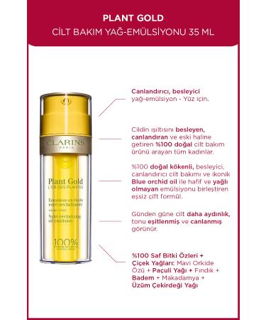 Clarins Plant Gold Nutri-revitalizing Oil-emulsion 35ml/1.1oz Moisturizers