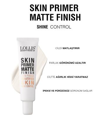 Lollis Skin Primer Matte Finish Make Up Base / Mat Biti li Makyaj Baz  - Buy Online on GoSupps.com
