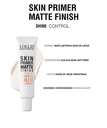 Lollis Skin Primer Matte Finish Make Up Base / Mat Biti li Makyaj Baz  - Buy Online on GoSupps.com