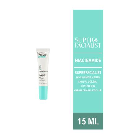 Super Facialist Sebum Balancing Gel for Acne Prone Skin with Niacinamide 15ml