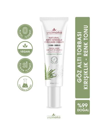 Ye ilmarka Under Eye and Surrounding Cream - For Under Eye Bags - Collagen Production Supporter 30 ml