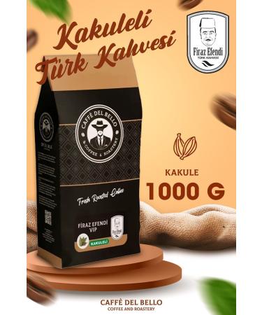 Caffe Del Bello Ground Cardamom Vip Turkish Coffee 1 Kg. - Buy Online on GoSupps.com