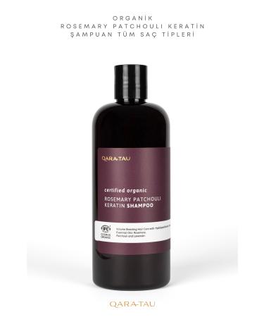 qaratau Organic Rosemary Keratin Care Shampoo All Hair Types 400ml