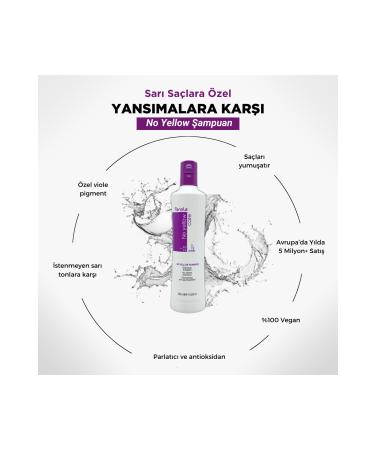 Fanola No Yellow Purple Shampoo Shampoo 1000ml (VEGAN) - Buy Online on GoSupps.com