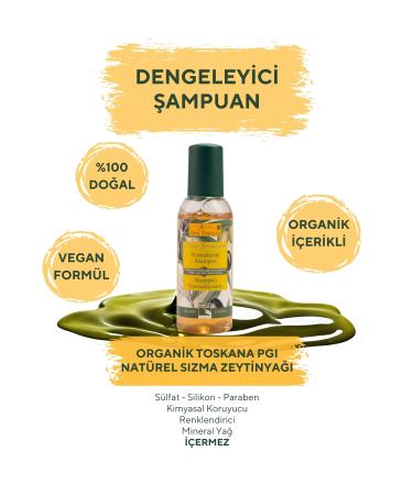 idea Toscana Organic Olive Oil Balancing Shampoo - 50 ml