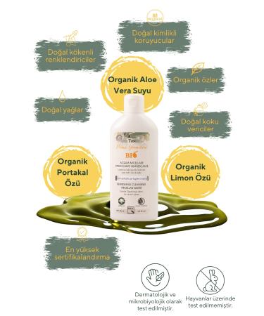 idea Toscana Organic Olive Oil Cleansing and Relaxing Micellar Water - 200 ml - Buy Online on GoSupps.com