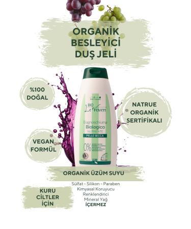 idea Toscana Organic Grape Water Nourishing Shower Gel - Dry Skin 500 ml