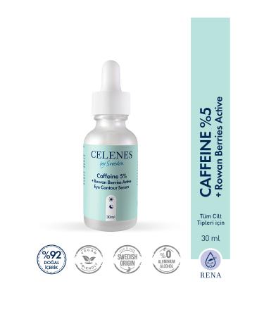 Celenes by Sweden CAFFE NE 5% + ROWAN BERRIES ACTIVE EYE CONTOUR EYE SERUM KEYON1597