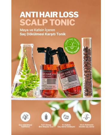 DERMA FACTORY Yeast and Caffeine Anti Hair Loss Tonic Derma Factory Anti Hair Loss Scalp Tonic 100ml - Buy Online on GoSupps.com