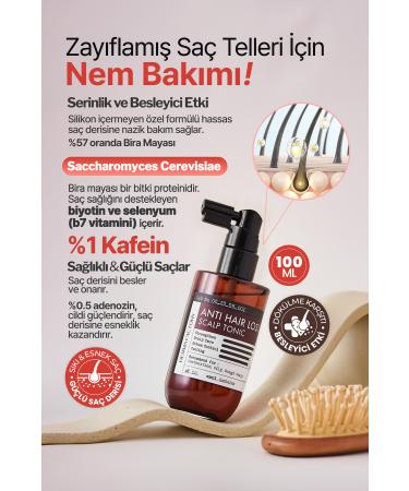 DERMA FACTORY Yeast and Caffeine Anti Hair Loss Tonic Derma Factory Anti Hair Loss Scalp Tonic 100ml - Buy Online on GoSupps.com