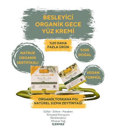 idea Toscana Organic Olive Oil Nourishing Night Face Cream - 60 ml