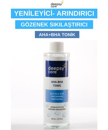 Deepsy Care Aha Bha Revitalizing and Pore Tightening Glycolic Acid Toner for All Skin Types 200 ml