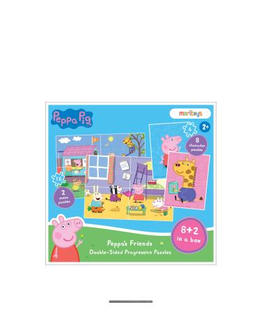 Peppa Pig Peppa's Friends: Double Sided 8 + 2 32 Piece Puzzle
