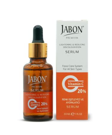 JABON Collagen Additive Color Equalizer and Skin Brightener 20% Vitamin C Serum 30 Ml - Buy Online on GoSupps.com