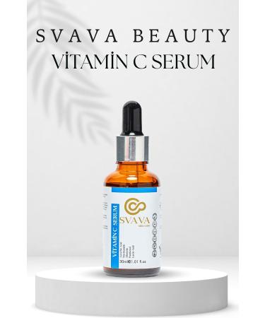 Svava Vitamin C Brightening Serum Brightening Plump Colour Equalising Ascorbic Acid 30ml