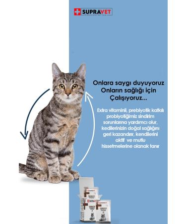 Supravet Powder Probiotic + Prebiotic Cat 1.5 Gr x 30 Pieces - Buy Online on GoSupps.com