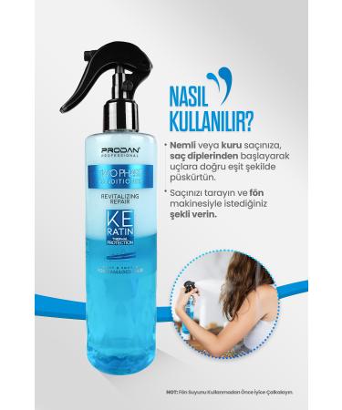 Prodan Keratin Blow Dry Water | Dual Phase | Shine | Heat Protector-400 ml - Buy Online on GoSupps.com