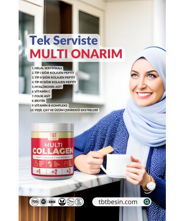 TBT Collagen Peptide + Hyaluronic Acid + Herbal Extracts + Vitamin Complex | 300 Gr | - Buy Online on GoSupps.com