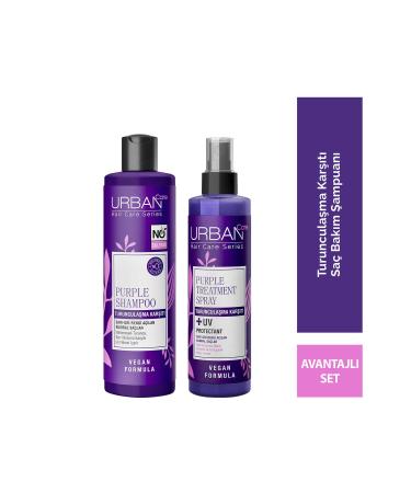 Urban Care Purple Shampoo 250 ML Sulfate Free + Purple Liquid Cream 200 ML
