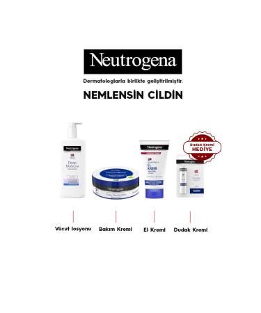 Neutrogena Intensive Moisturizing Set Lotion Care Cream Hand Cream and Lip Balm