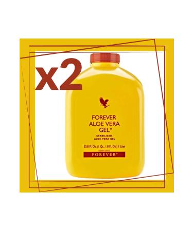 Forever Living Forever Aloe Vera Gel Nutritional Supplement 1 Liter 2 Pieces