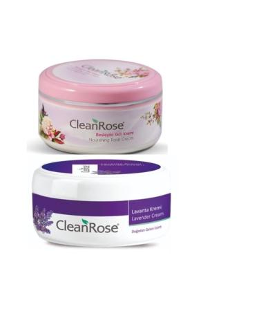 Clean Rose Nourishing Rose Cream 125 ml Lavender Cream 125 ml (FROM ISPARTAM)