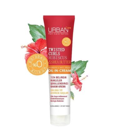 Urban Care Urban Twisted Curls Hibiscus & Shea Butter 7/24 Definite Curls Wavy and Curly Hair 175ml - Buy Online on GoSupps.com