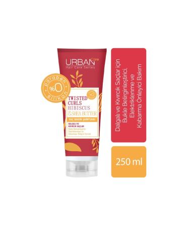 Urban Care Urban Twisted Curls Hibiscus & Shea Butter Hair Care Shampoo Wavy and Curly Hair 250ml - Buy Online on GoSupps.com