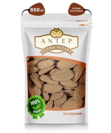 Antep Bazaar Market Raw Almond Local New Crop | 850 Gr.