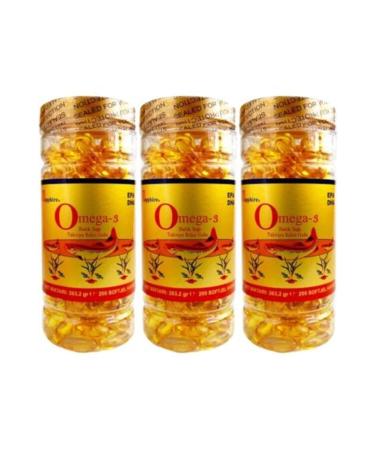 Omega Sapphire 3 Fish Oil 200 Softgel 3 Box 600 Soft Skt January 2022