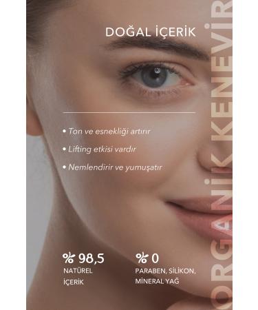 ECOLATIER Night Face Care Cream Mask Anti-Aging Face Cream Skin Firming Organic Hemp 50 ml - Buy Online on GoSupps.com