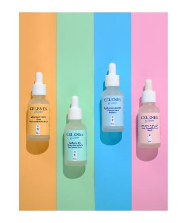 Celenes by Sweden HYALURONIC ACID 2% +FERMENT ACTIVE GOJIBERRY SKIN BARRIER REPAIRING FACE SERUM KEYON1623 - Buy Online on GoSupps.com