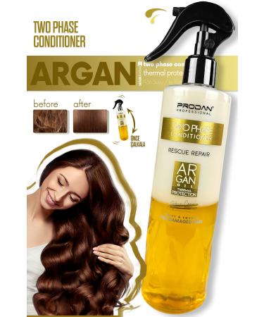 Prodan Argan Oil Blow Dry Water | Dual Phase | Moisturizing | Heat Protector-400 ml